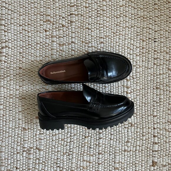NWOT Reformation Agathea Chunky Loafer - Women's Size 6.5 - Picture 5 of 6